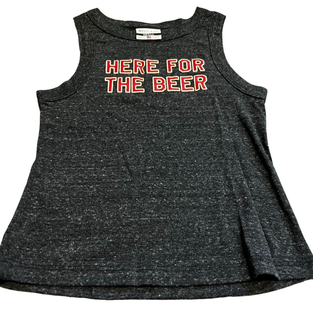 Where I'm From "Here for the beer" high neck tank